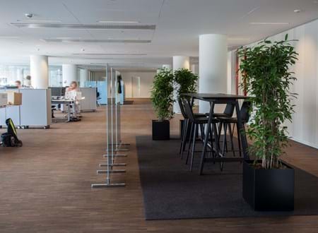 filttæppe kontor indretning